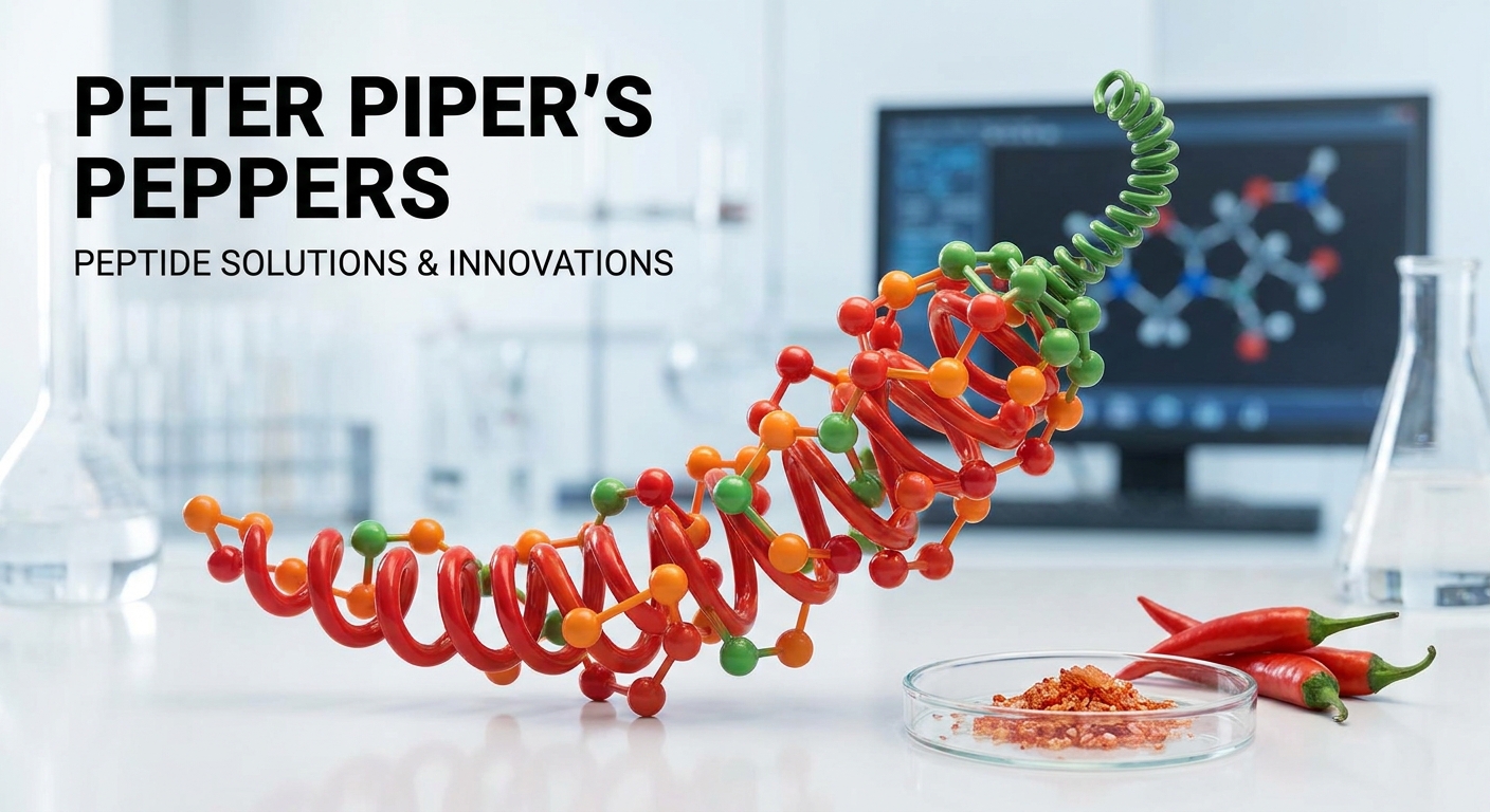 Peter Piper's Peppers — peptide solutions and innovations